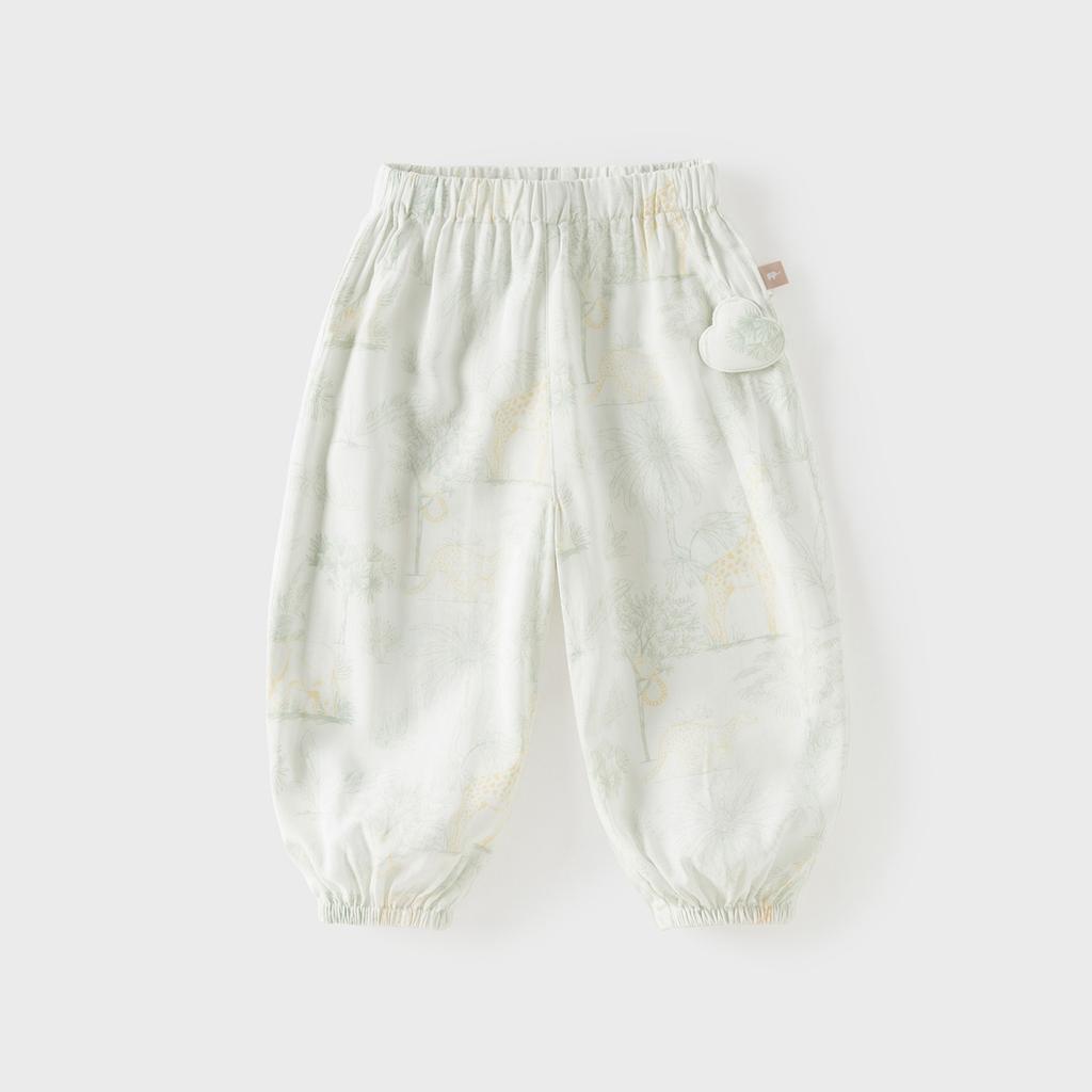 David Bella children's mosquito repellent pants summer clothes new girls' thin pants boys' casual ankle pants