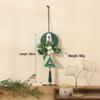 2026 Dragon Boat Festival Mugwort Fan Pendant & Indoor Sachet Bells for Door Handle and Decoration