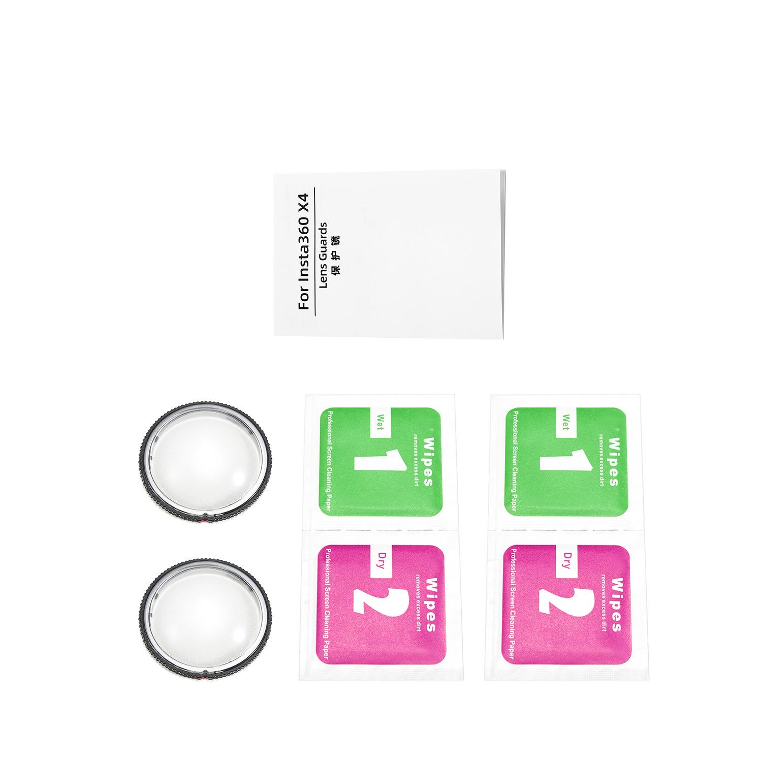 Lens Guards for Insta360 X4 Sports Camera Rotating Protector Cover Accessories for Insta 360 X4 Anti-Scratch Lens Protector for-Insta360 X4