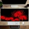 Red Spider Lily Floral Pattern Table Mat With AntiSlip Rubber Base Pk Control 1 Dinosaurios Alfombrilla RatN Ordenador