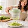 Multifunctional Food and Baby Food Processor for Home Kitchen - Vegetable Cutter for Meal Prep and Purees