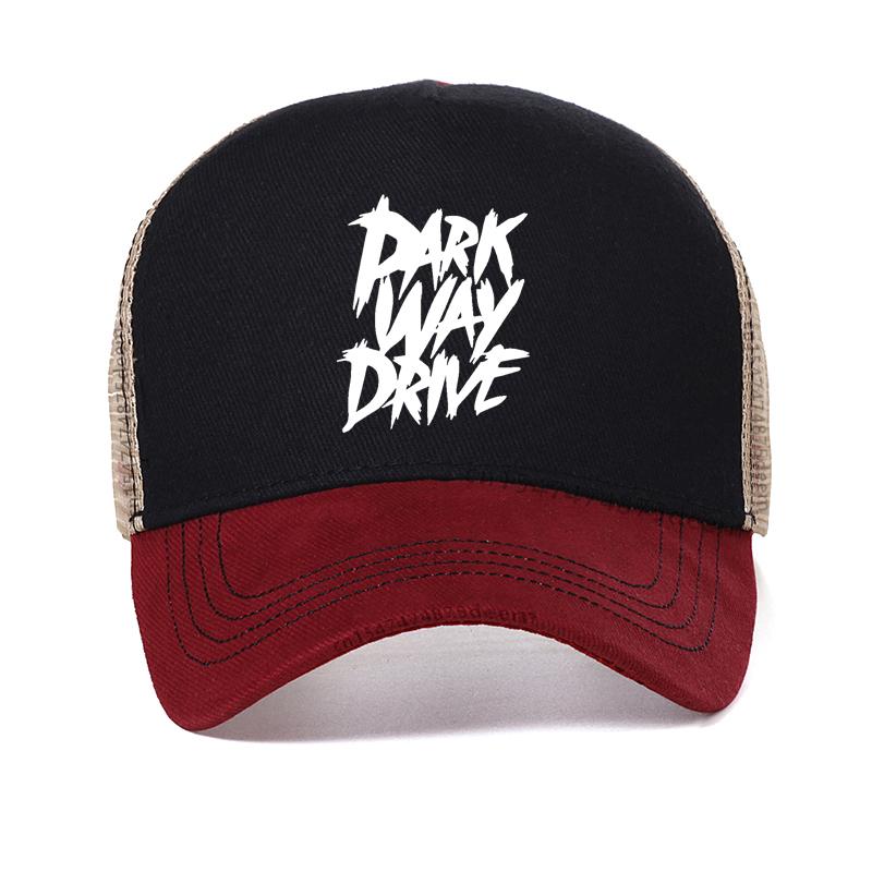 

parkway drive metalcore band baseball cap Men Summer Mesh breathable trucker hats gorras Casual Snapback hats Adjustable красный