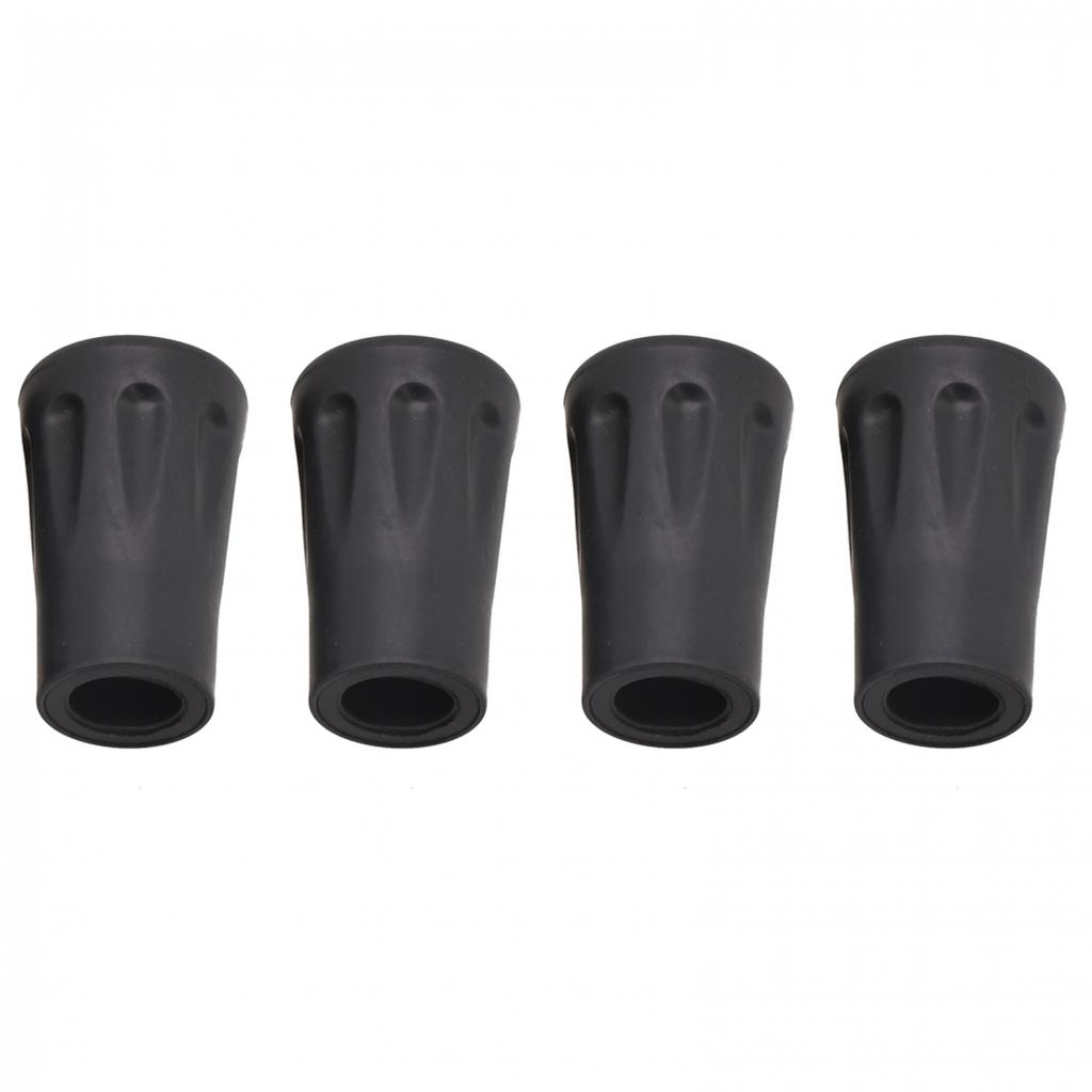 Stay Safe On Your Hiking Trip with Rubber Trekking Pole Tip Covers 2/4Pcs