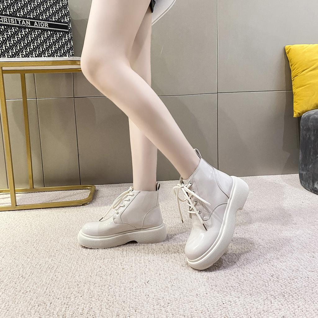 Botas Martin mujer Plataforma Otoño Invierno Tacón alto Tacón grueso Pipa  de humo Chelsea Botas Botines mujer Botines de mujer comprar a buen precio  — entrega gratuita, reseñas reales con fotos — Joom
