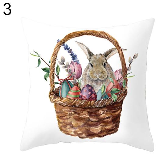 Talos Ostern Cartoon Kaninchen Bicyle Wurfkissenbezug Fall Kissen Home Sofa Auto Dekor