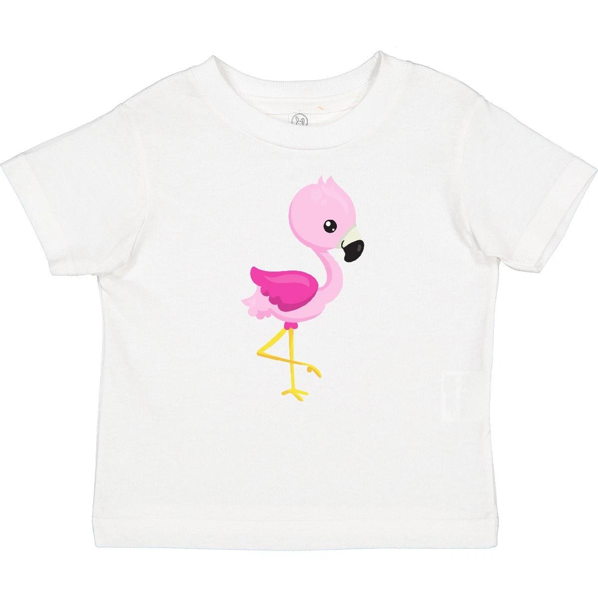 Inktastic Cute Flamingo, Baby Flamingo, Pink Flamingo Baby T-Shirt Little Funny 160