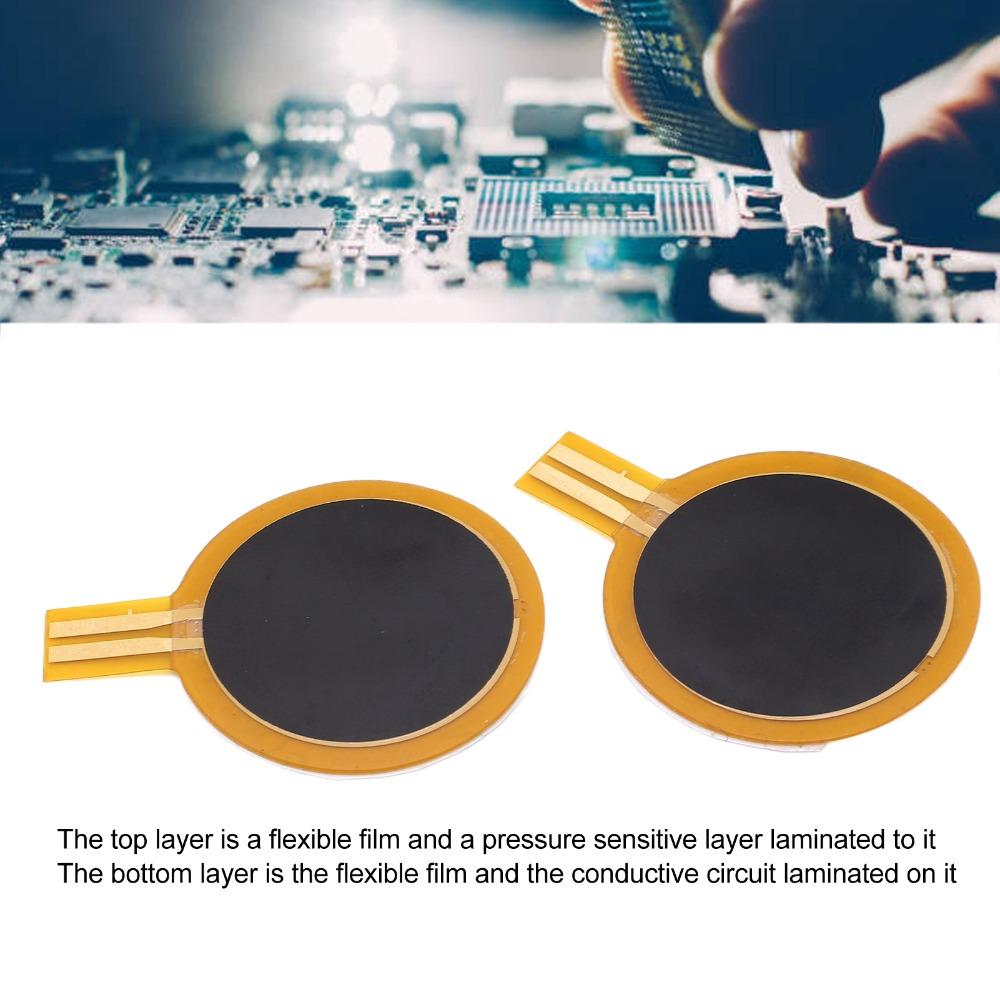 2PCS 20g‑20kg Thin Film Pressure Sensor Waterproof High Sensitivity Force Sensing Resistor Force Sensitive Resistor