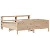 Solid Wood Bed Without Mattress 200 X 200 Cm Pine