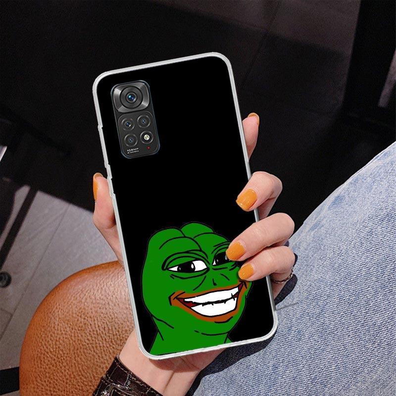 Cute Frogs Party Sad Pepe Phnoe Case for Phnoe Case for Xiaomi Redmi Note 15 14 14S 13 Pro Plus 12 12S 11S 11E 10S 10 11T 5G Uni