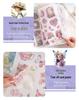 Yue Zhen Retro Journey Die-Cut Sticker Book for DIY Journals