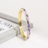 Cloisonné Open Enamel Color Block Handcrafted Bracelet