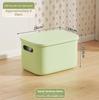 Modern Plastic Storage Bin With Lid For Home Office Organizing And Toy Collection