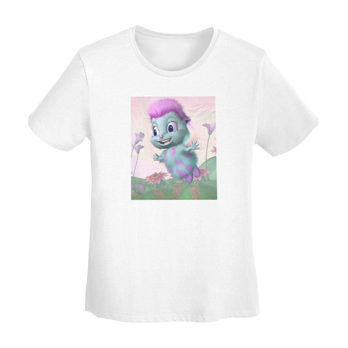 Bibble Fairytopia TShirt Women Short Sleeve T Shirts Round Neck Clothes Cotton Summer Tees Streetwear S