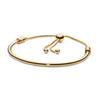 925 Silver Women's Bracelet with Heart T-shaped Buckle and Adjustable Bracelet, Fashionable DIY Jewelry Gift