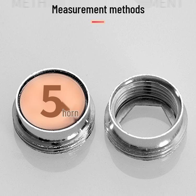 4-Point Female To 6-Point Male Car Wash Hose Connector Reducer for Washing Machines and Faucets