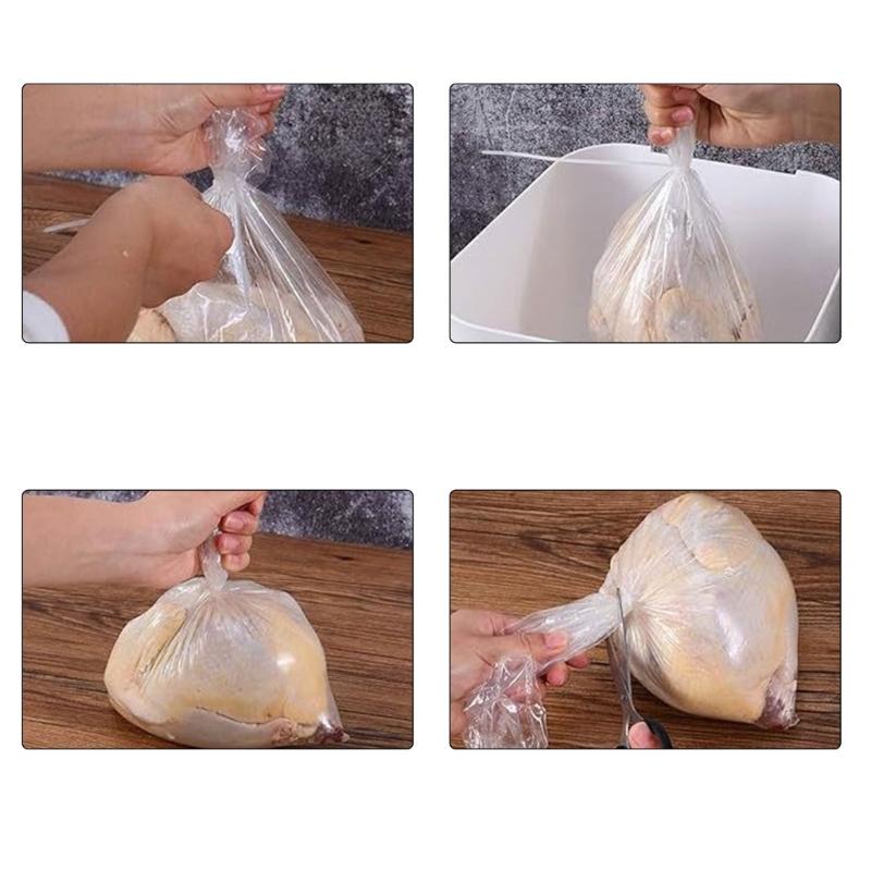 Professional Heat Sealable Plastic Packaging Bags for Freshing Food Storage Including Poultry Vegetables