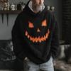 Men's Halloween Long Sleeved Casual Sports Pullover Sweatshirt