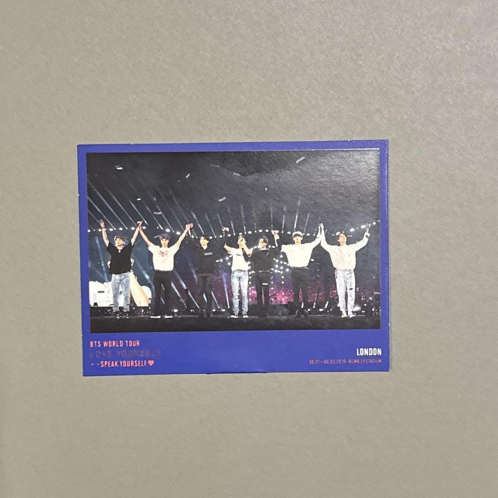 [USED] Blu-ray BTS "SPEAK YOURSELF" LONDON Performance