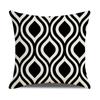 Pillow New Pillow Case Simple Geometric Linen Pillow Case Sofa Pillow Household Products