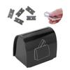 Blade Disposal Case Sealed Design Razor Disposal Case Large Capacity Safe Storage Bank for Used Razor Blades