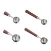 Versatile Kitchen Scoops Ideal for Coffee Spices and Dry Good Walnuts Wood and Stainless Steel Materials