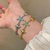 High-End European & American Conch Star Metal Chain Bracelet - Retro Luxury for Women