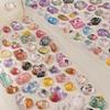 Cartoon Candy Fruit Ice Cream Animal Vegetable 3D Stickers For Scrapbooking Diy Crafts Nail Decorations And Stationery Stickers