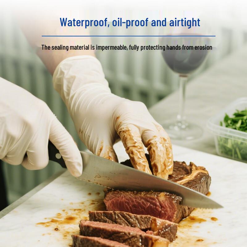 Inker Medical Disposable Food Grade Synthetic Rubber Gloves