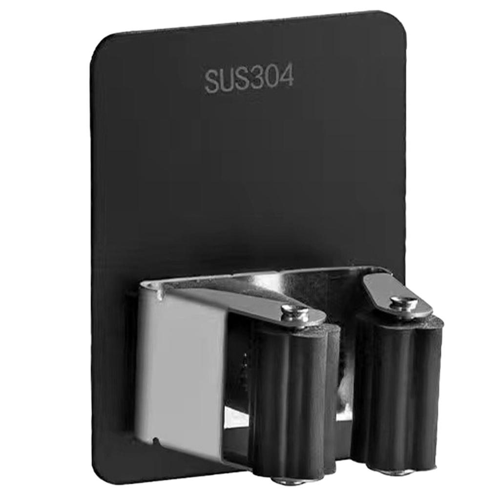 Stainless Steel Wall Mounted Hanger Hook for Storing Mops and Brushes