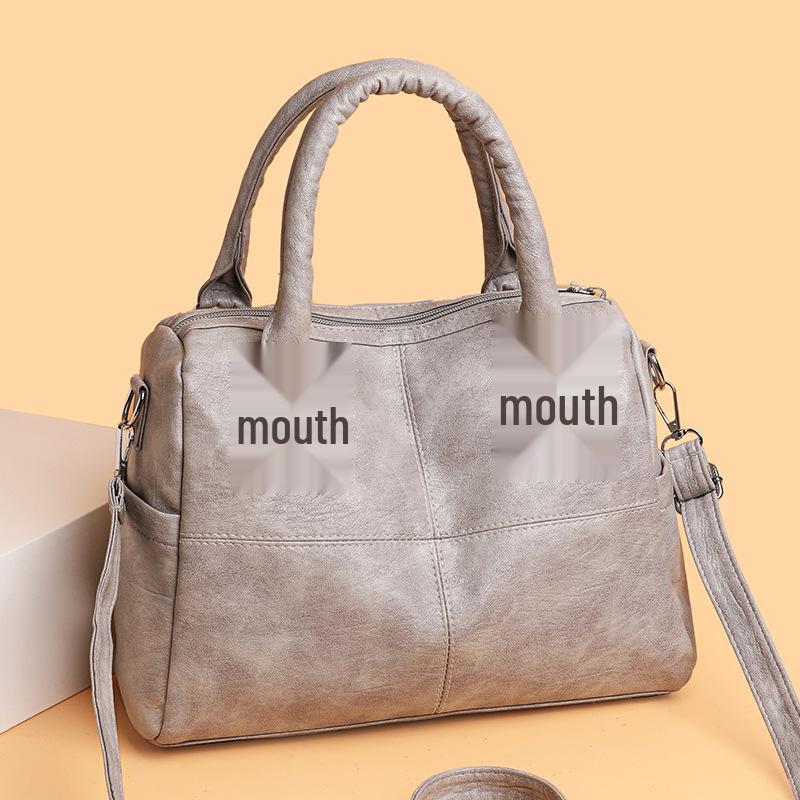 Women's Single-Shoulder Crossbody Bag: 2025 Style, Spacious Soft PU Leather, Mommy & Commuter Handbag.