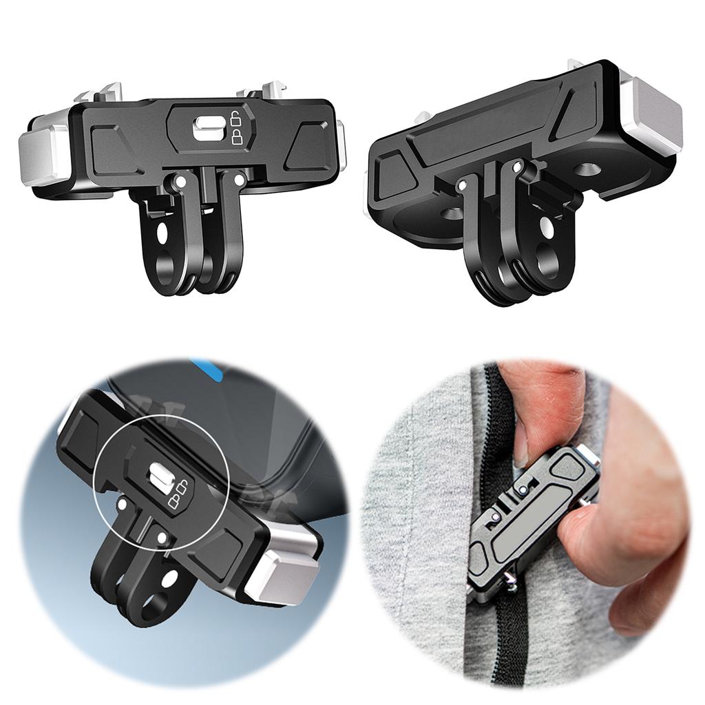 Quick Release Mount Aluminum Alloy Camera Mount Adapter Foldable Plate Base for Insta360 X5/ACE/ACE PRO/ACE PRO2