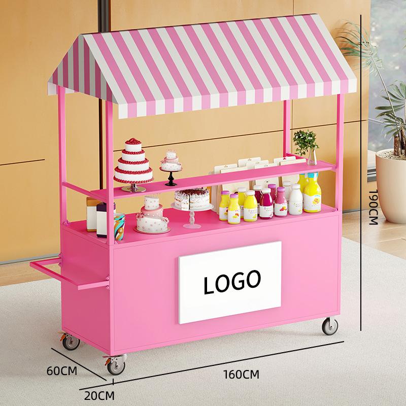 Mobile Snack and Retail Cart for Night Markets and Scenic Areas