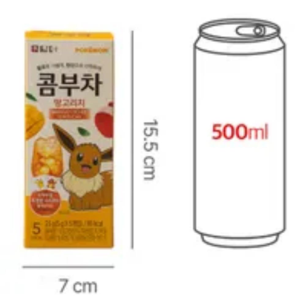 Damteo Pokémon Kombucha (low calori tea) Mango Rich 25g (5g*5-Stick)