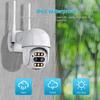 LS VISION 8MP 4MP 4K PTZ IP Kamera 8x Zoom Dual Objektiv Menschliches Erkennen CCTV Kamera Outdoor CCTV Wifi Video Überwachung kamera ICSEE Alexa