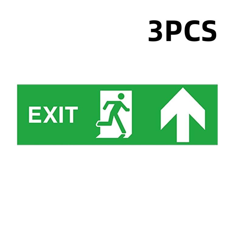 1/3Pcs Doors Stairs Home Garage Bumper Waterproof Warning Signage New Design Safety Signage Car Parts