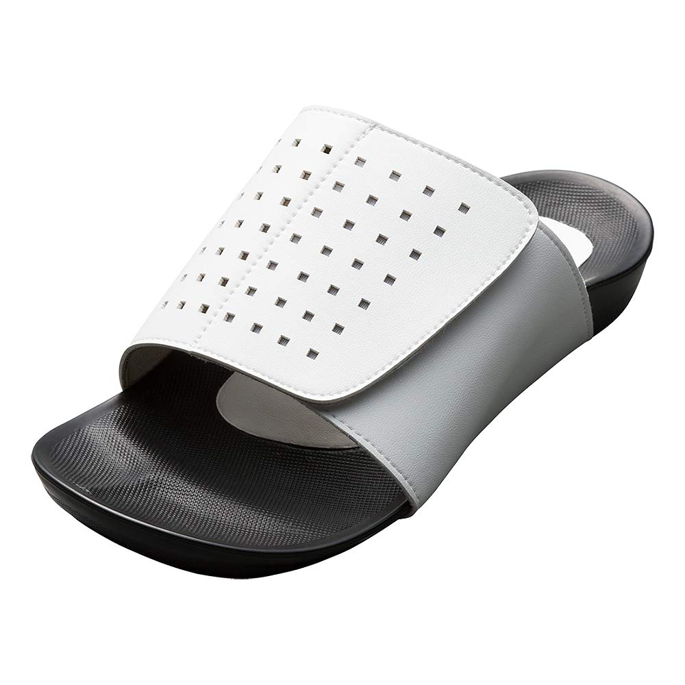 

Official Arch Fitter 601 Chair Room For Men and Also for Bunions [Akaishi] (L 24.0-24.5cm White) Slippers, Shoes, Unisex, Women, белый