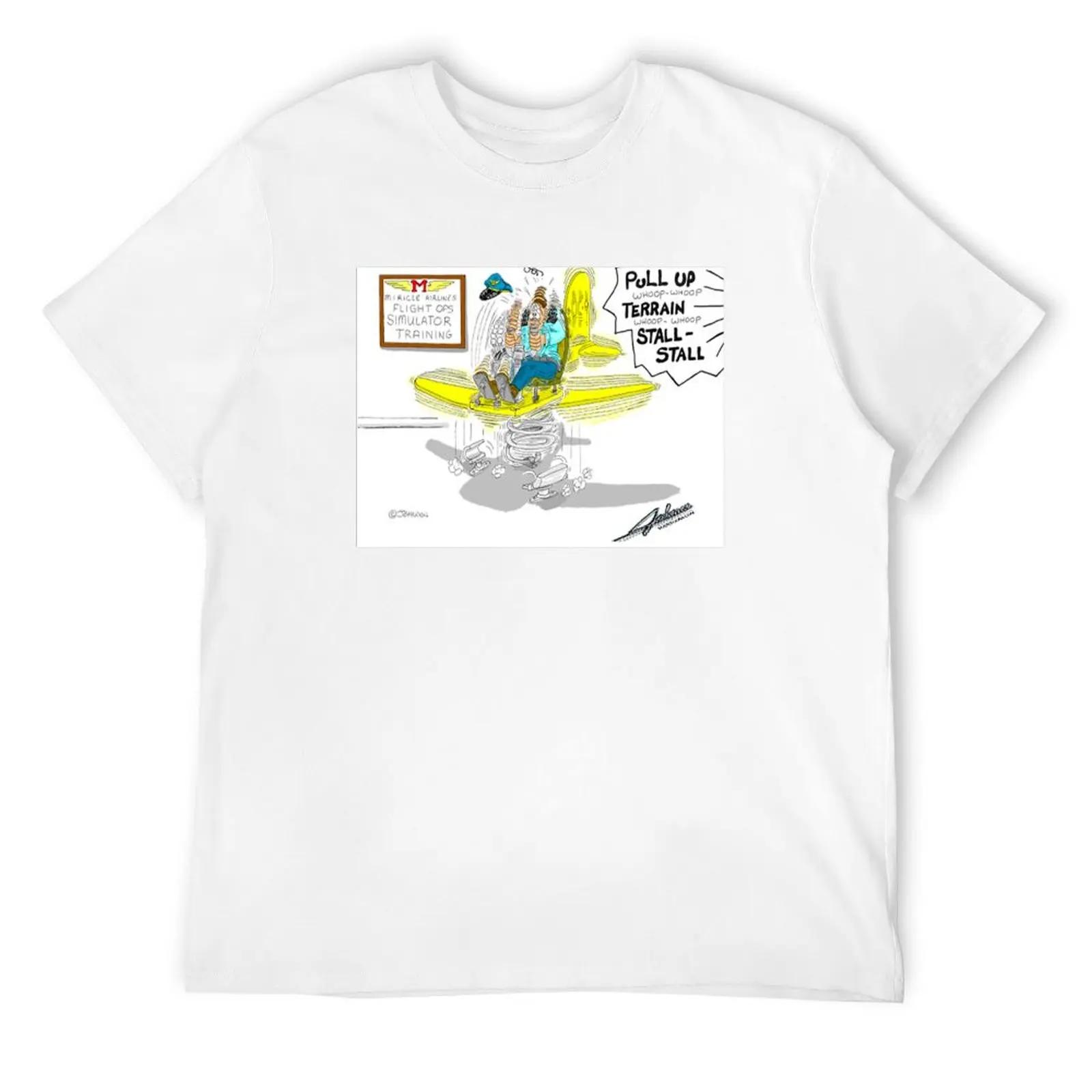 Футболка Flight Simulator Дешевые вещи Быстросохнущие мужские футболки для больших и высоких S белый 1643₽