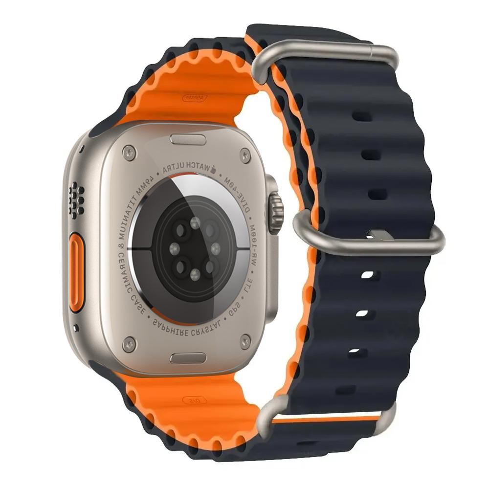 Ocean Band for Watch Ultra 3 Series 11 10 9 7 8 6 SE 49mm 45mm 46mm 42mm 44mm 40 41 Silicone Bracelet Correa iWatch Strap