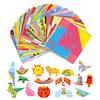 Handmade Origami Material Package Colored Paper Office Cultural Educational Supplies DIY Colored Paper Animal/Life Theme TMZ