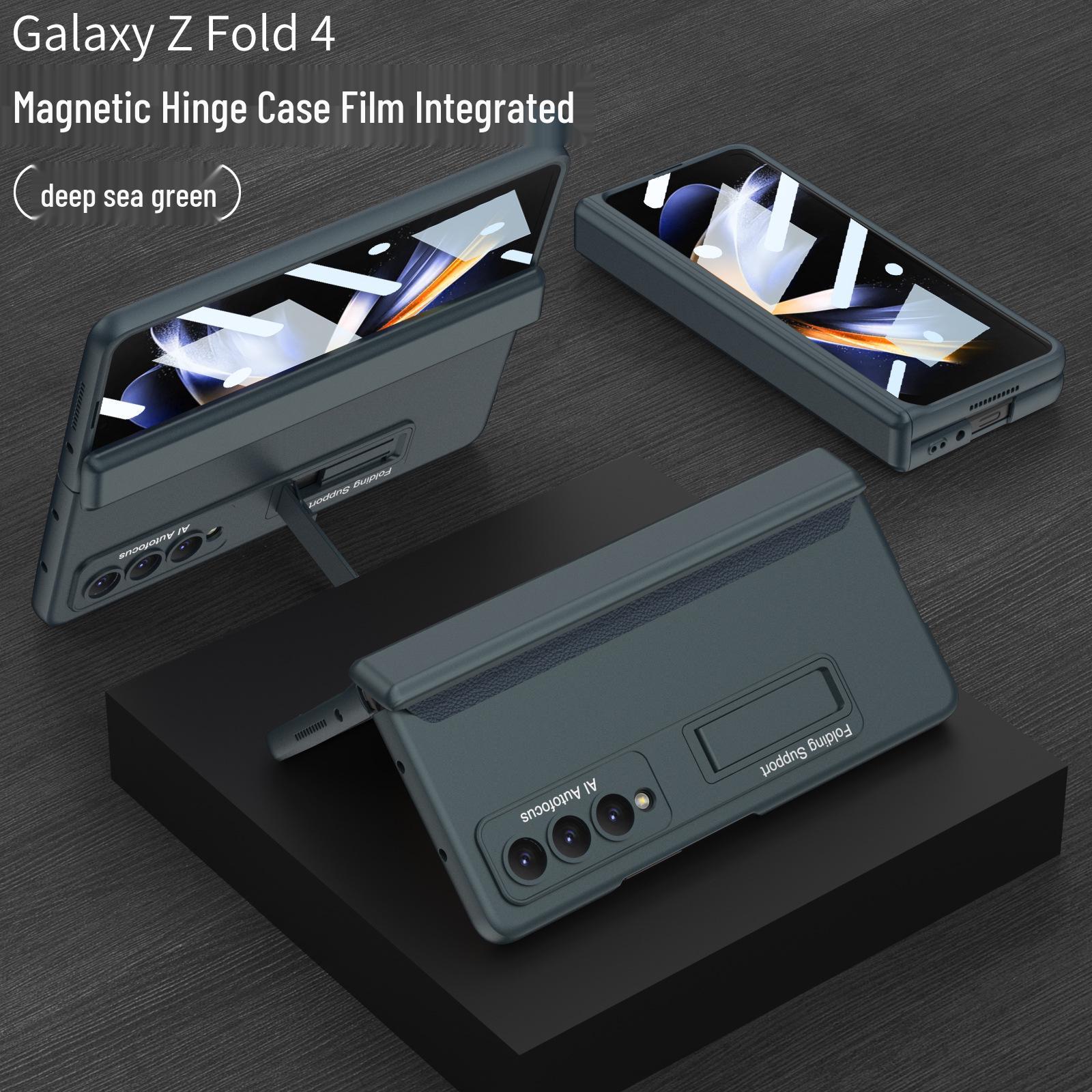 

Samsung Z Fold4 Magnetic Business Flip Case with Hinge Protection and Built-in Screen Protector Fold4