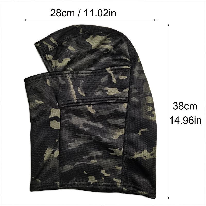 Camouflage Plus Velvet Warm Motorcycle Riding Balaclava