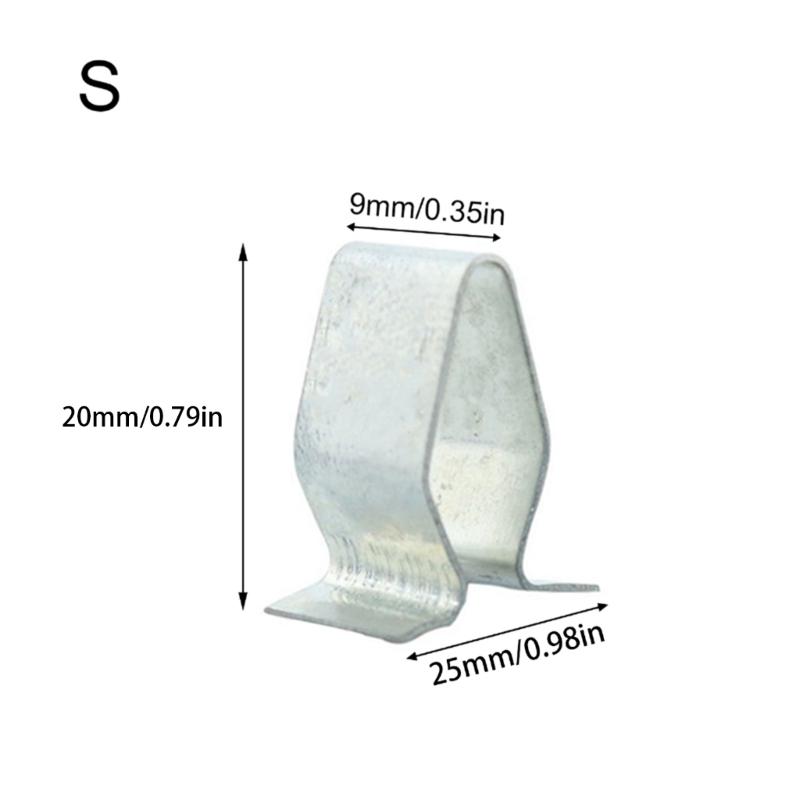 20pcs Trunk Tailgate Retainer Clips Automotive Accessories Car Door Strips Lining Metal Fastener Clips Trim Panel Clip