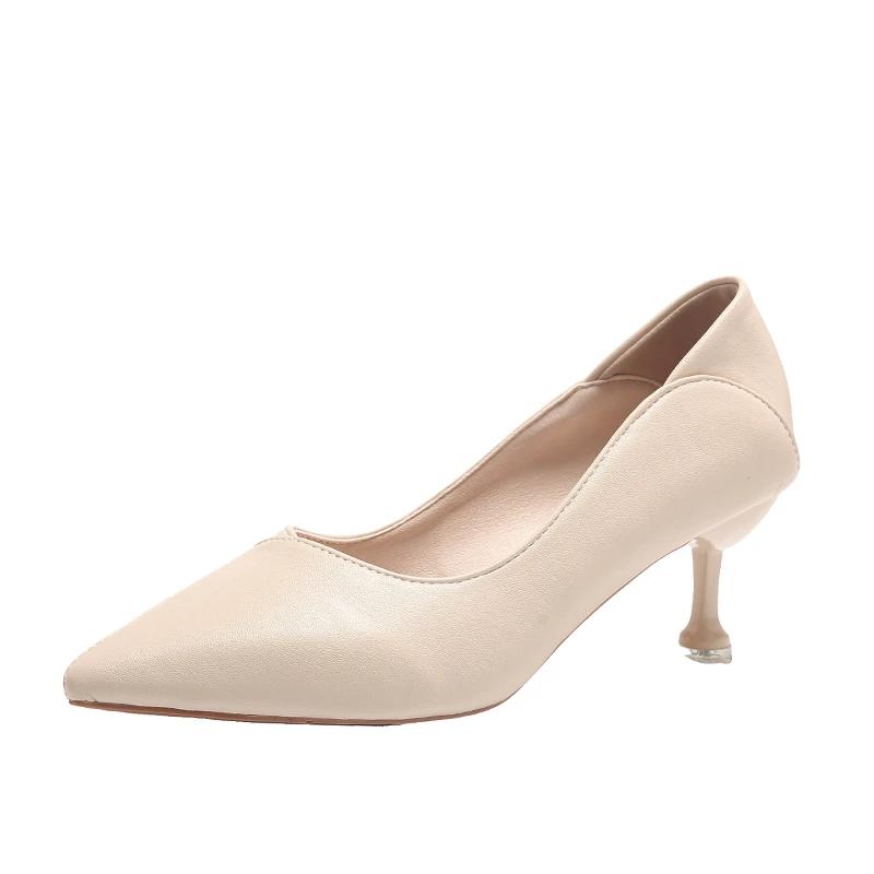 Luxury Pumps Shoes for Women Heeled Woman Medium Heel Stiletto Heels High Sandal  2024 Elegant Brown Small Heel Sexy