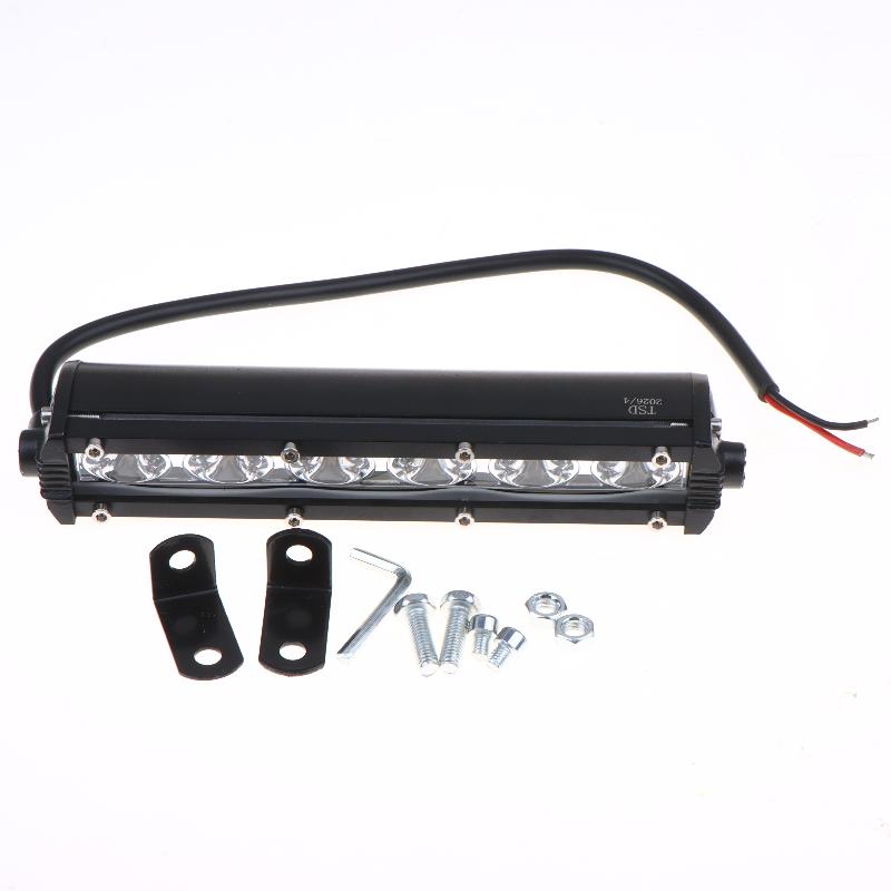 7 Inch LED Light Bar Single Row Work Spotlights Car Off Road Moto Work Lamp Row Spot Mini Truck Automobile 12V 24V белый