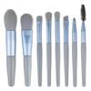 8-teiliges Mini-Reise-Make-up-Pinsel-Set, tragbar, für Lidschatten, Foundation, Pulver, Wimpern, Lippen, Concealer, Rouge, Make-up-Pinsel-Set