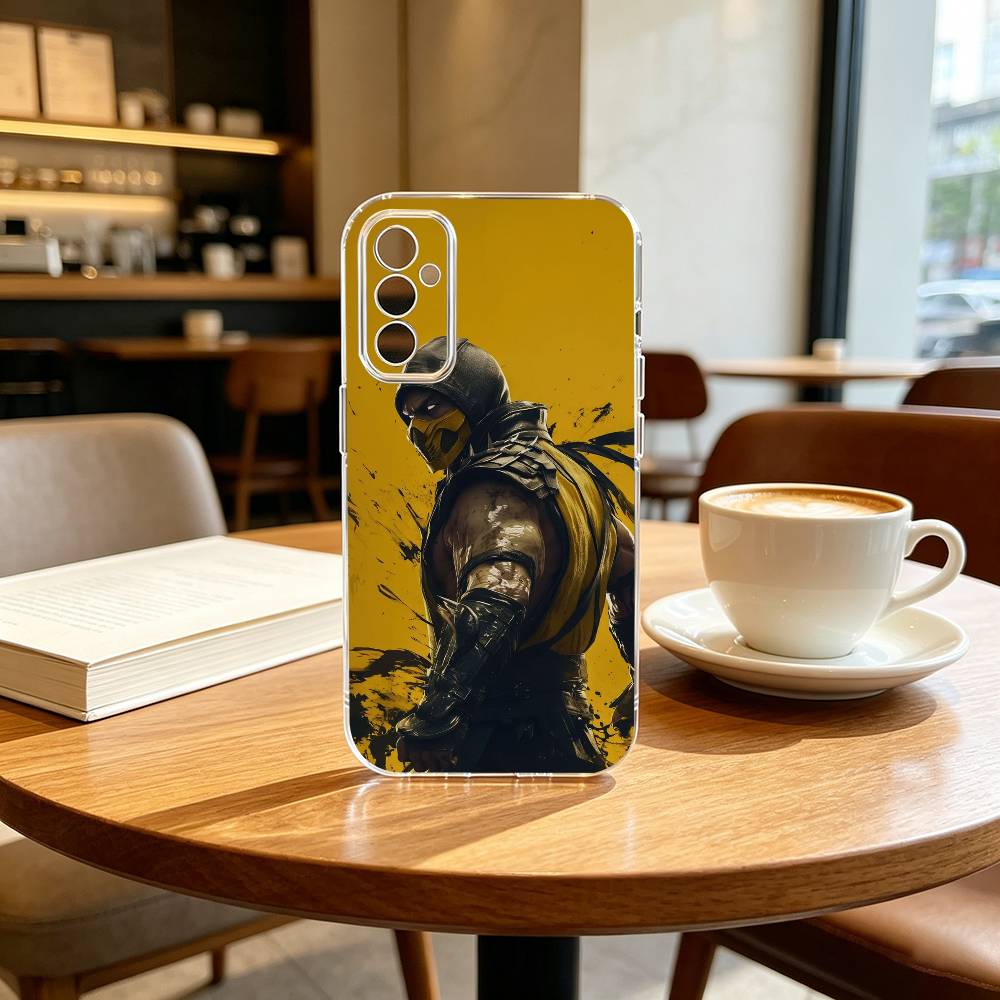 Game M-MortalS K-Kombat Phone Case For SamsungA10,12,20,21S,30,31,40,50,51,52,70,71 Transparent Cover