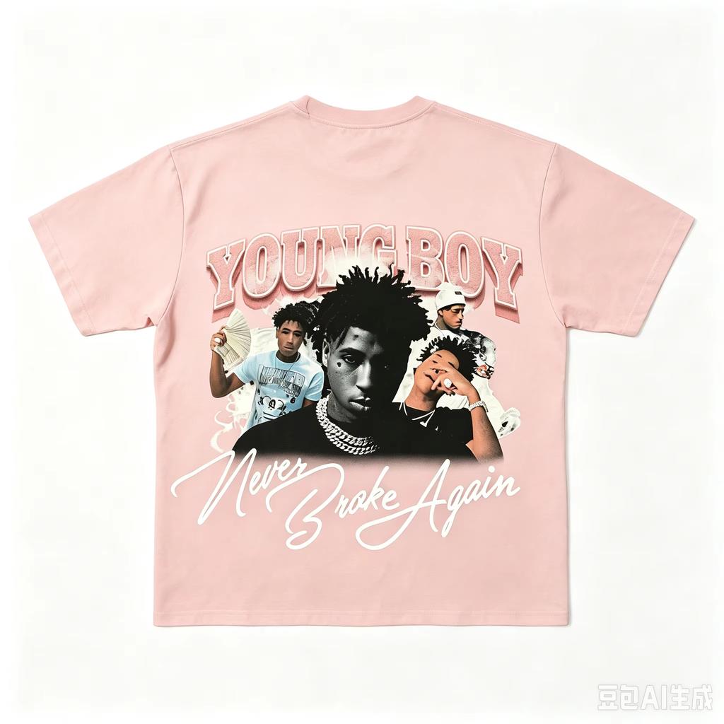 2026 New YoungBoy Never Broke Again American Rapper Hip‑Hop Graphic‑Print Unisex 100%‑Cotton Short‑Sleeve T‑Shirt, Summer Street‑Style Casual Top