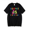 Women Short-Sleeve Printed TShirt Tax Fraud Theme Rugged Outdoor Series Cotton Universal Print Creative TShirt Spring/Summer Top