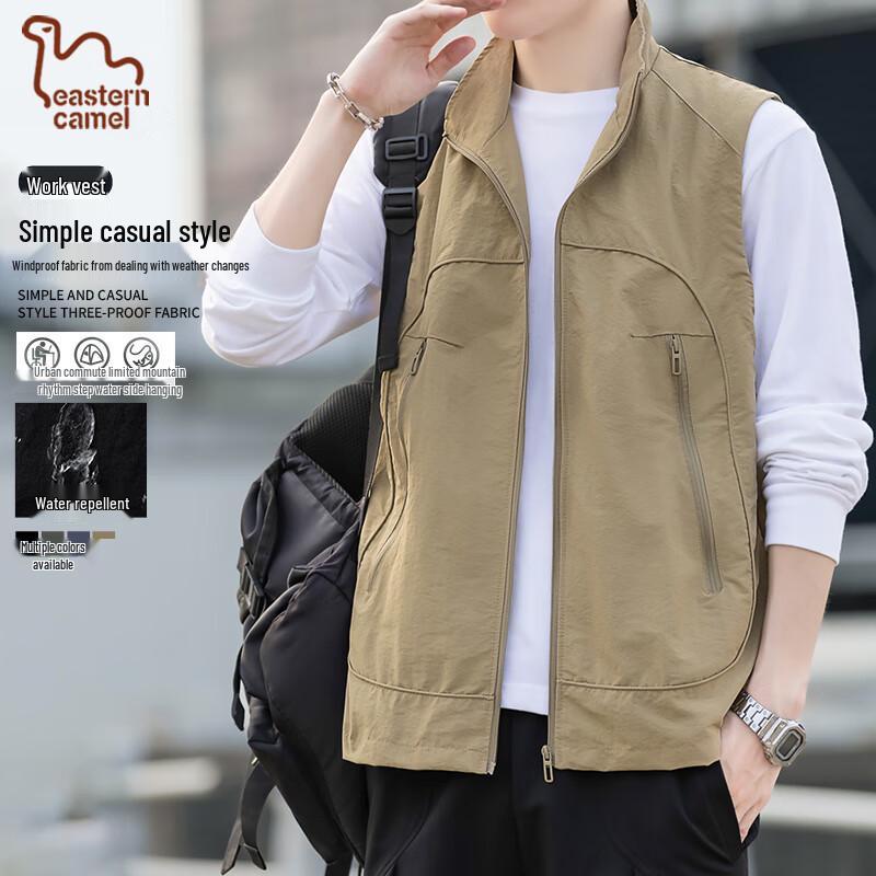 

Мужской осенне-зимний рабочий жилет Eastern Camel со стойкой L
