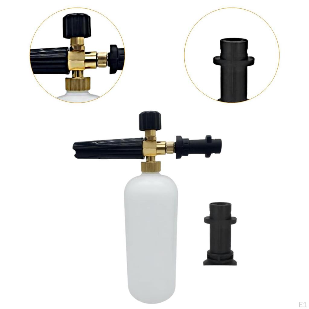 Car Snow Foam Sprayer Cleaning Supplies Container Multipurpose 1000ml Hand Pressure Washer Portable
